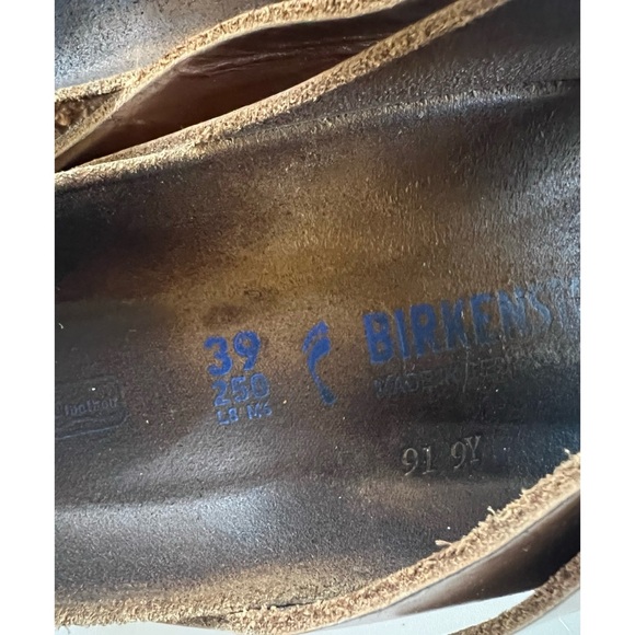 Birkenstock Arizona Metallic Leather Size 39 - Picture 8 of 16